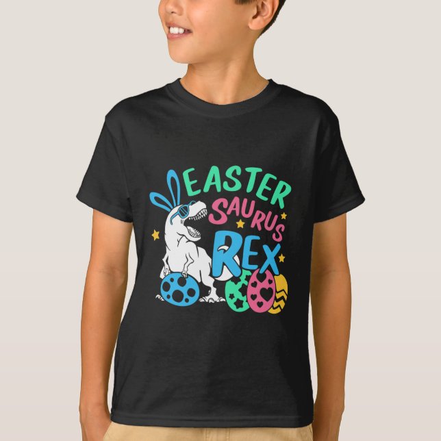 T-shirt Easter Eatersaurus T-rex Jour de Pâques, L (Devant)