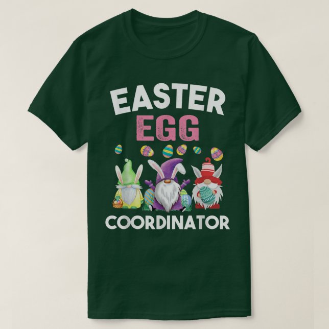 T-shirt Easter Egg Coordinator Funny Boys Girls Teens Cool (Design devant)