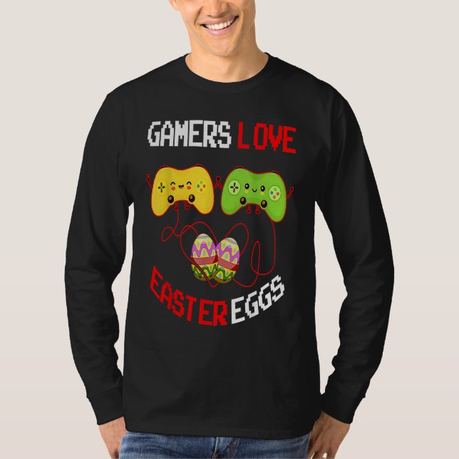 T-shirt Easter Egg  for Women Gamers Love (Devant)