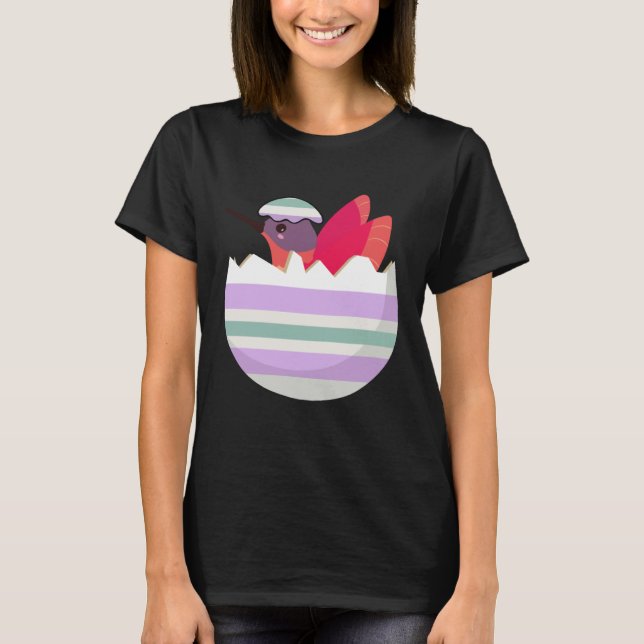 T-shirt Easter Egg Hunt Bunny Ear Hummingbird Easter Day 2 (Devant)