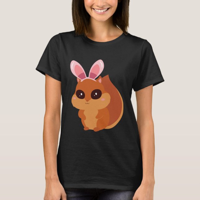 T-shirt Easter Egg Hunt Bunny Ear Squirrel Easter Day 2023 (Devant)