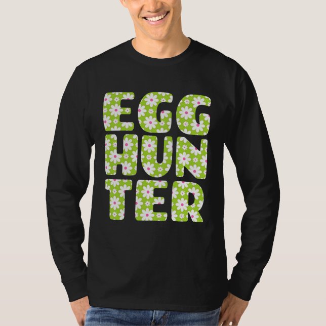 T-shirt Easter Egg Hunting   Egg Hunter Spring Flowers Pri (Devant)