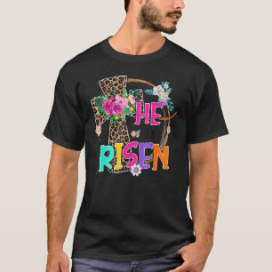 T-shirt Easter For Christian Teen Girls Maman He Is Risen