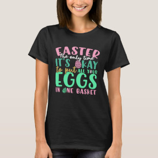 T-shirt Easter Holidays in April for Youngsters Kids Cute 