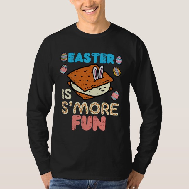 T-shirt Easter Is Smore Fun  Camping Food Pun Men Women Ki (Devant)