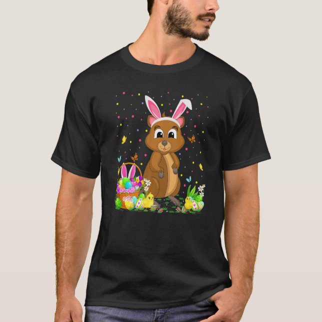 T-shirt Easter Quokka Bunny Egg Hunting Quokka Easter Sund (Devant)