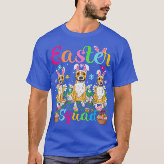 T-shirt Easter Squad Bunny Ear Staffordshire Bull Terrier
