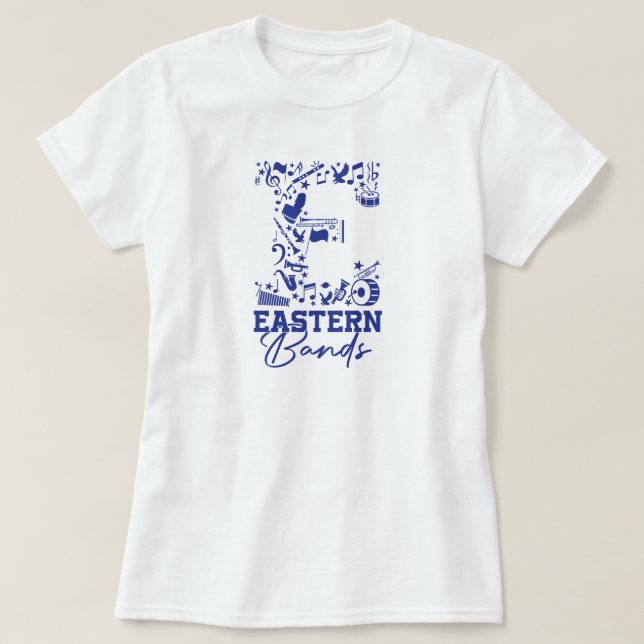 T-shirt Eastern Bands Musical E (Design devant)