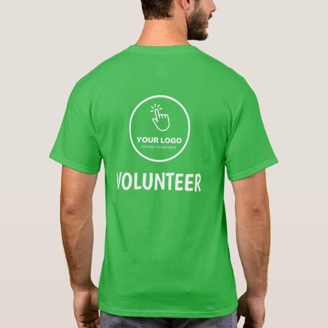 T-shirt Easy Logo Custom Organisation Event Volunteer (Dos)