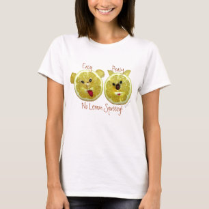 T-shirt Easy Peasy No Lemon Squeezey Funny Lemons Shirt