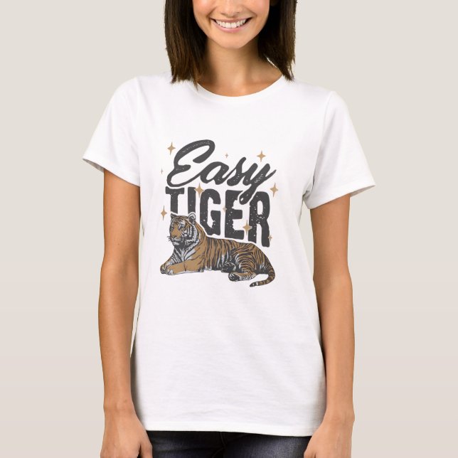 T-shirt "Easy Tiger Design" (Devant)