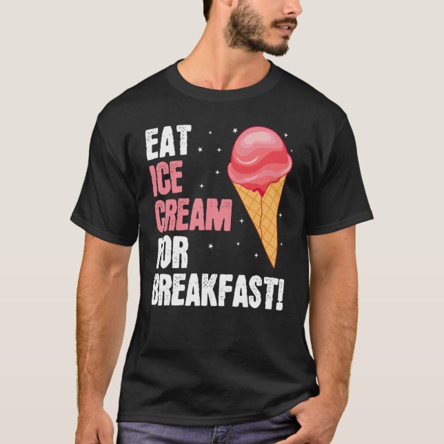 T-shirt Eat Ice Cream Baker Baking Expert Bake Bakers Grap (Devant)