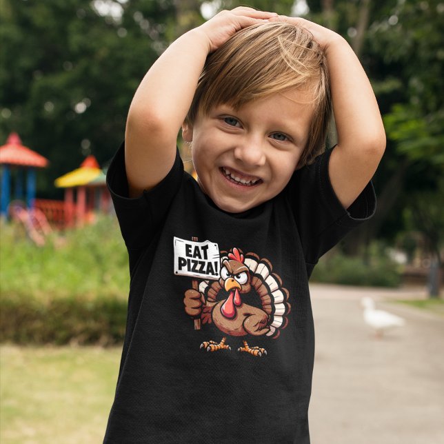 T-shirt Eat Pizza, Fun Thanksgiving turkey (Créateur téléchargé)