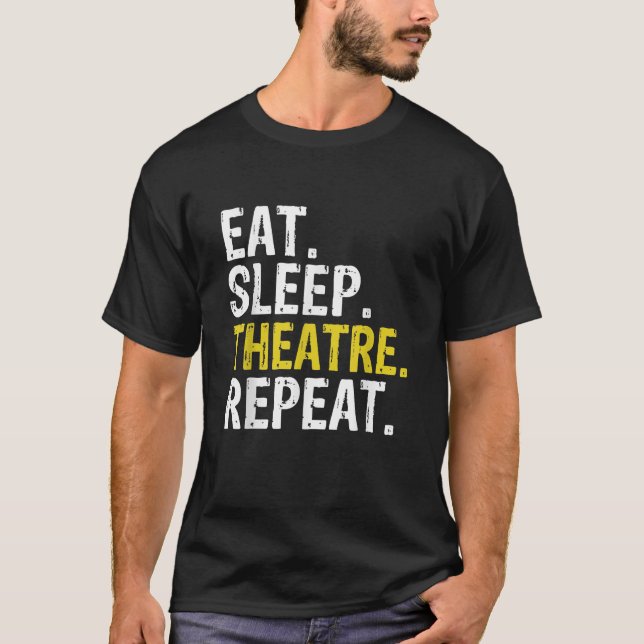 T-shirt Eat Sleep (Devant)