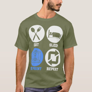 T-shirt Eat Sleep 3D Print Repeat 3D Printing 3D Printer