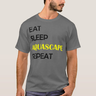 T-shirt Eat Sleep Aquascape Répéter 1