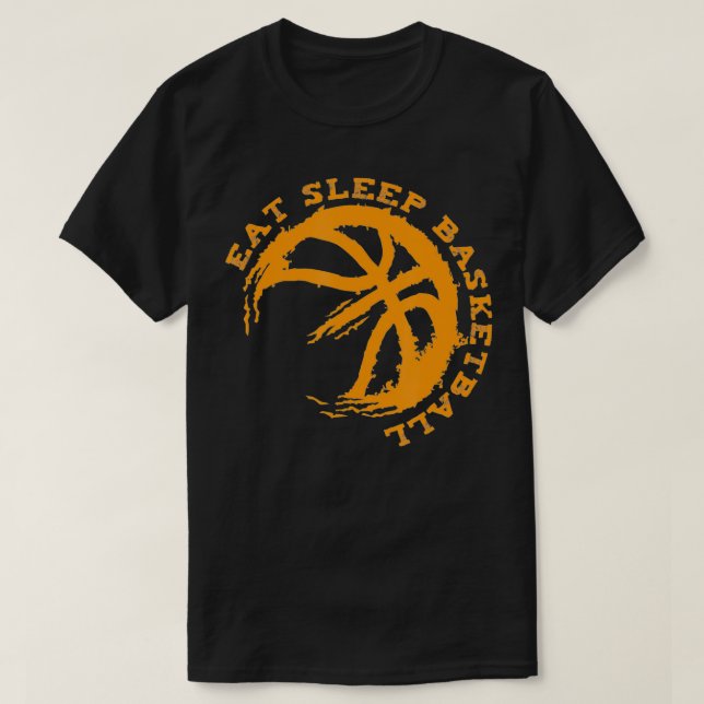 T-shirt Eat Sleep Basketball (Design devant)
