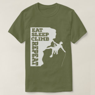 T-shirt Eat Sleep Climb Repeat