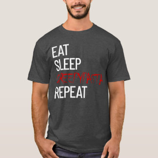 T-shirt Eat Sleep Creepypasta Repeat Scary Horror Creepypa