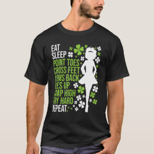 T-shirt Eat Sleep Danse Irlandaise - Danse Irlandaise Ceil