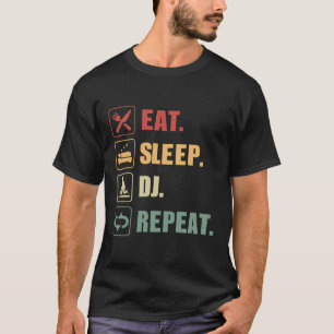 T-shirt Eat Sleep DJ Repeat