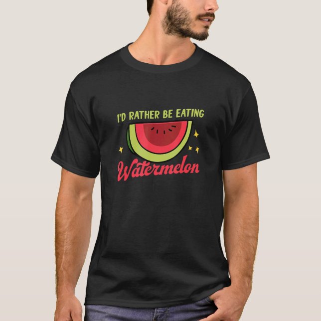 T-shirt Eating Watermelons Tropical Fruits Exotic Fruit (Devant)