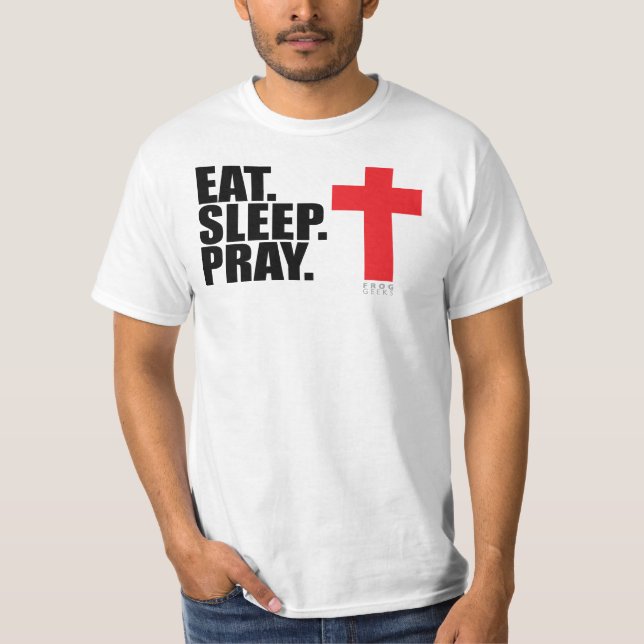 T-shirt EatSleepPray (Devant)