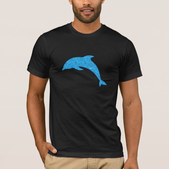 T-shirt Eau Bébé Dolphin Vagues Chemise (Devant)