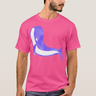T-shirt eau bleu baleine marine 1