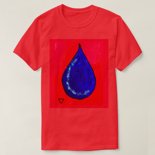 T-shirt Eau d'alchimie conception de carte Oracle (Design devant)