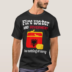 T-shirt Eau de pompiers et gouvernement ne font preuve d'a