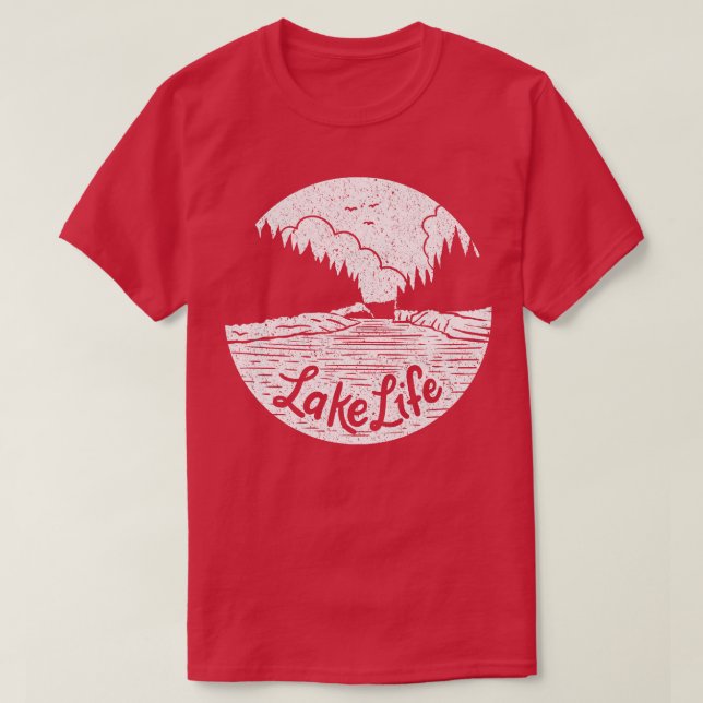 T-shirt Eau du lac Été (Design devant)
