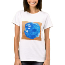 T-shirt Eau et or pour femmes