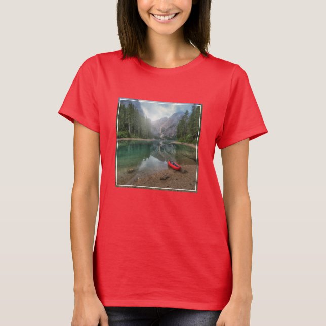 T-shirt Eau | Lac Tyrol du Sud, Italie (Devant)