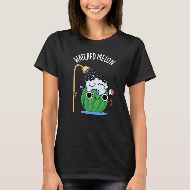 T-shirt Eau Melon Funny Watermelon Pun Dark BG (Devant)
