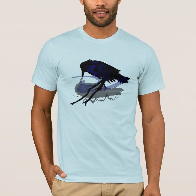 T-shirt Eau potable de Raven avec sa ReflectionT-Chemise (Devant)
