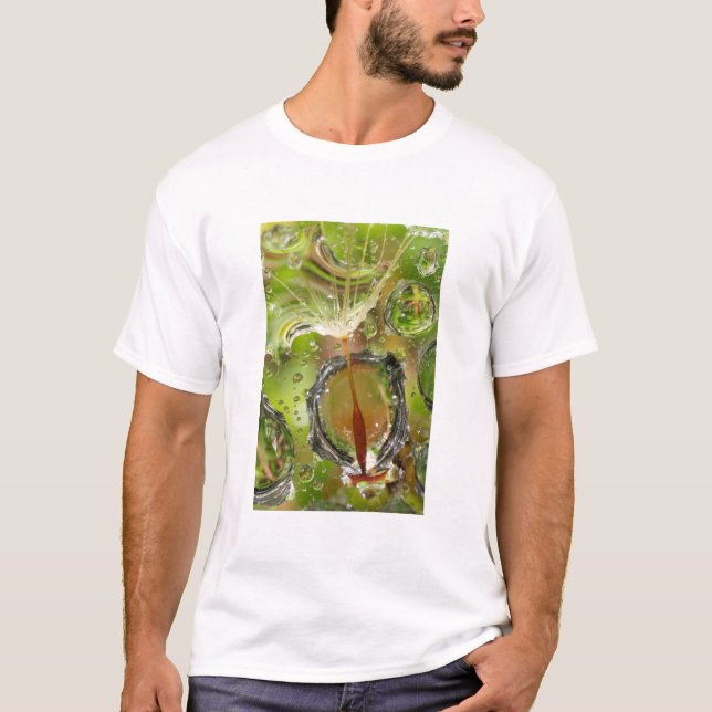 T-shirt Eau sur graine de pissenlit, CA (Devant)