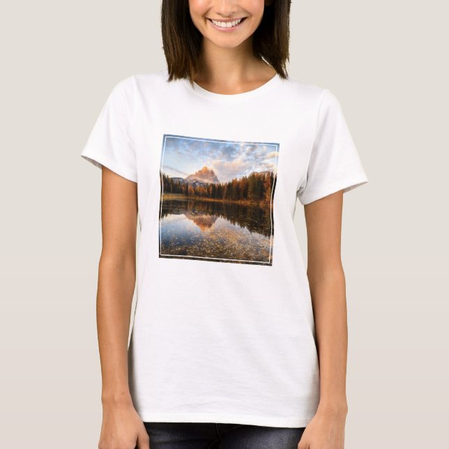 T-shirt Eau | Tre Cime Di Lavaredo Italie (Devant)