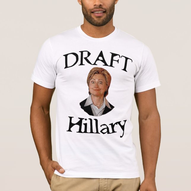 T-shirt Ébauche Hillary Clinton (Devant)