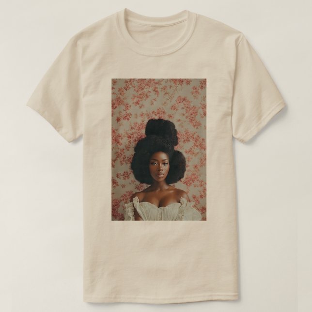 T-shirt Ébène victorienne (Design devant)
