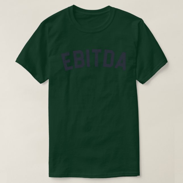 T-shirt Ebitda Auditeur de livres Teneur de comptabilité F (Design devant)