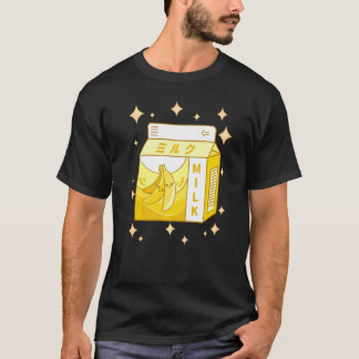 T-shirt Eboy Milk Shake Carton mignon Lait bananier japona