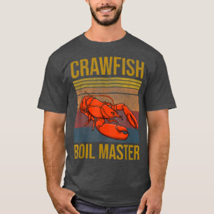 T-shirt Ébullition de l'écrevisse Master Cajun Écuvier Vin