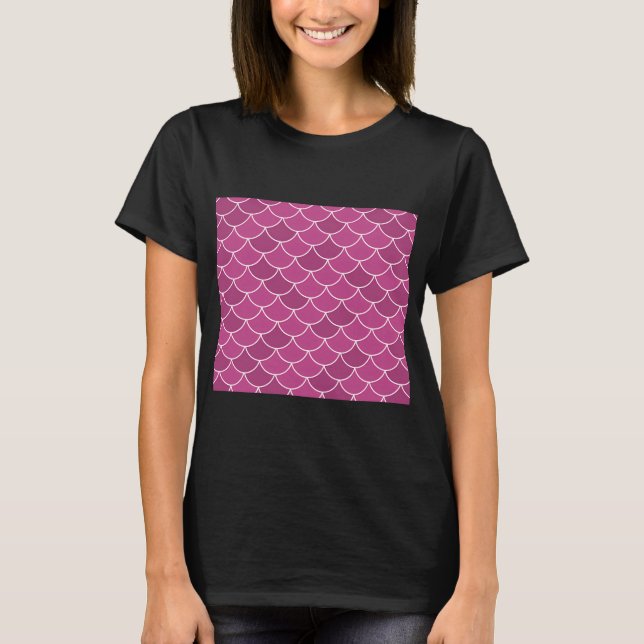 T-shirt Écailles de poisson mûrier (Devant)