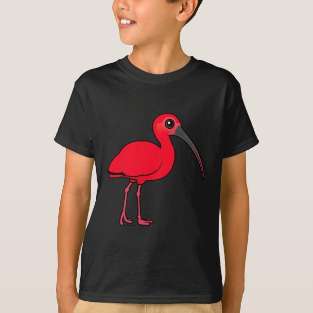 T-shirt Écarlate IBIS de Birdorable (Devant)