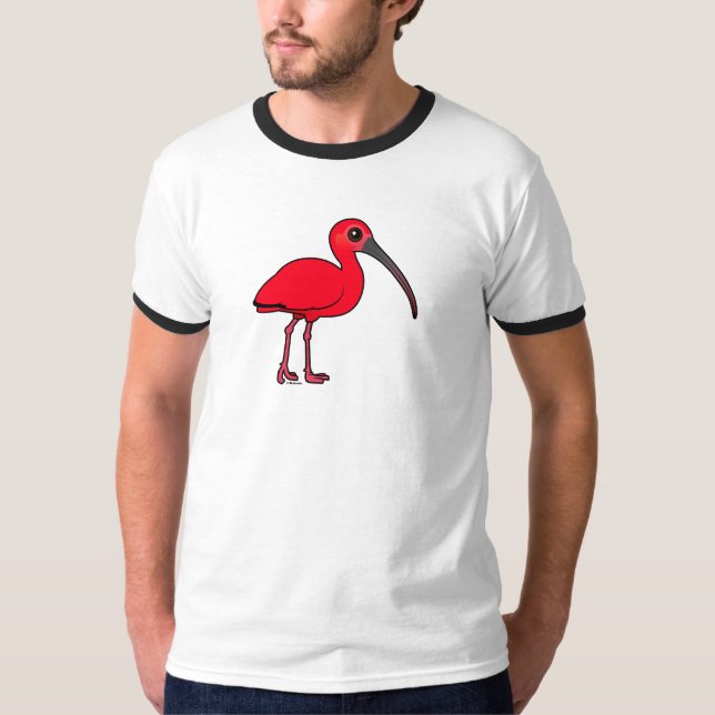 T-shirt Écarlate IBIS de Birdorable (Devant)