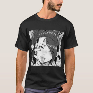 T-shirt Ecchi Otaku Hentai Waifu Ahegao Girl Manga Anime