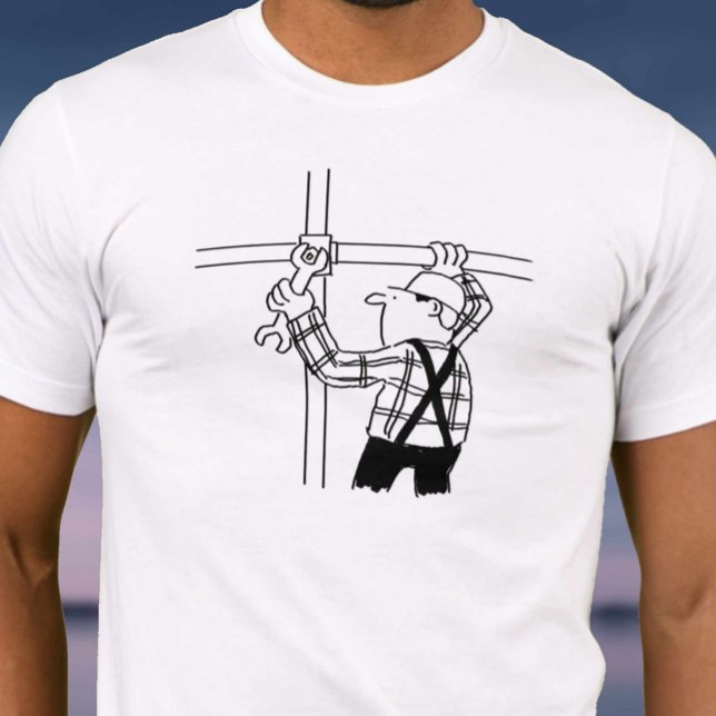 T-shirt Échafaudage montant des échafaudages (Créateur téléchargé)