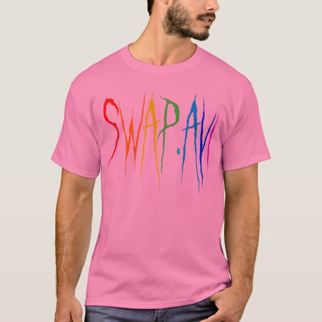 T-shirt Échange d'arc-en-ciel (Devant)