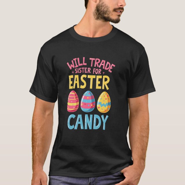 T-shirt Échange de sœur de Pâques (Devant)